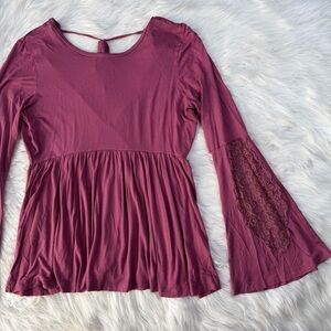 Adam Levine Bell Sleeve Top